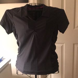 Athleta gray polo